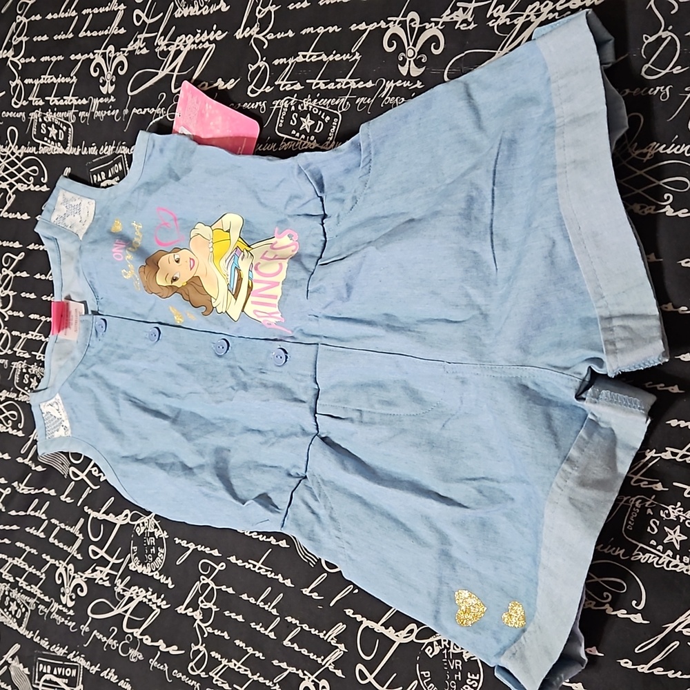 A one-piece girls romper.
